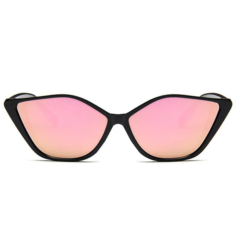 Cat Eye Sunglasses Sun Glasses Women Men Metal Frame Shade Female Eyewear Eyeglasses Color Clear  Lens UV400