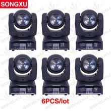 Songxu 6 шт./лот 1x10 Вт и 4x10 Вт RGBW два боковых светодиодный луч света мытья луч шайба для стадии диско для вечеринки и ночного клуба/SX-MH041010