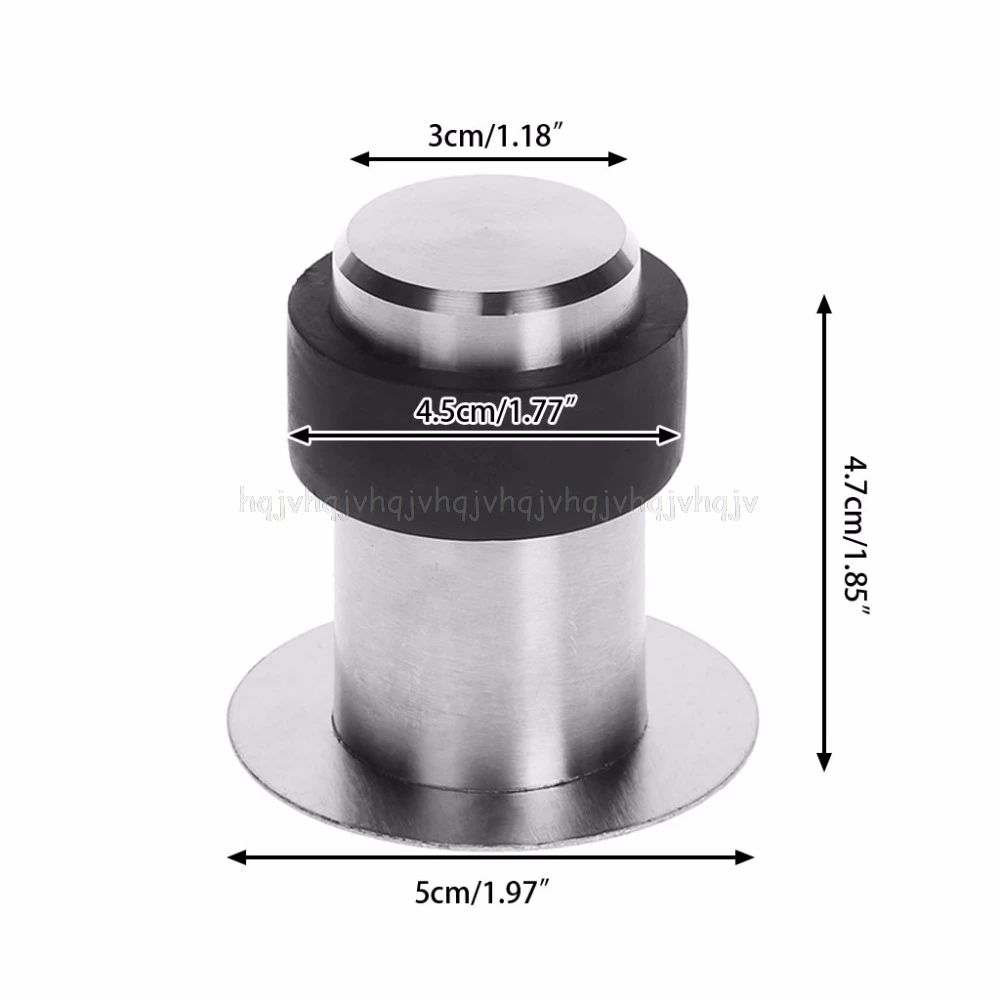 Дверные стопоры анти-столкновения из нержавеющей стали резиновый стопор круглый напольный Au11 Прямая поставка