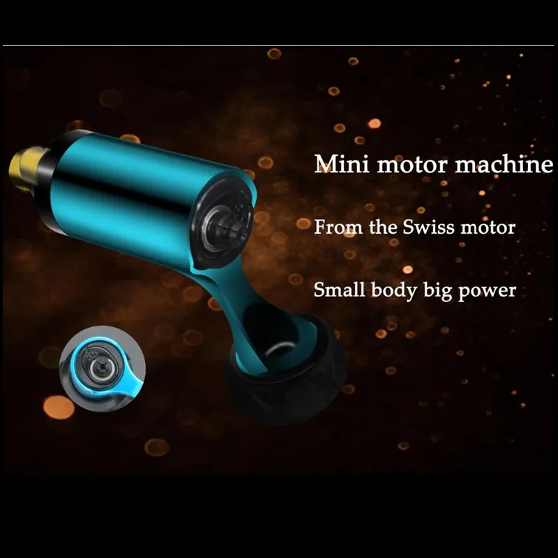 

New Arrival Mini Rotary Direct Drive Tattoo Machine Swiss Motor Rotary Machine Free RCA Cord Supply