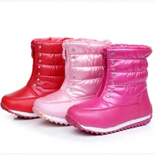Filles en bas âge Hiver Neige Bottes Enfants Mi-mollet Bottes Imperméables pour les Filles Enfants En Caoutchouc Anti-glissante Zipper Bottes C103