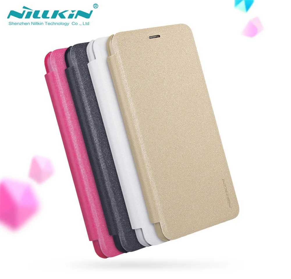 Nillkin для meizu m5s чехол 5.2 дюймов NILLKIN Искра PU кожа флип пластика задняя крышка