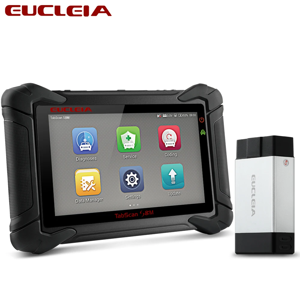 EUCLEIA Tabscan S8M OBDII профессиональный автомобильный сканер поддержка DPF подушка
