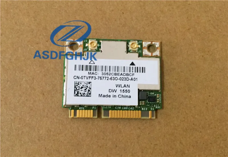 Оригинал для Dell Wireless DW1550 Precision M4800 WiFi Card Bluetooth 4 0 H PN. TVFF3 0TVFF3 CN 100% Test ok|bluetooth 4.0|bluetooth