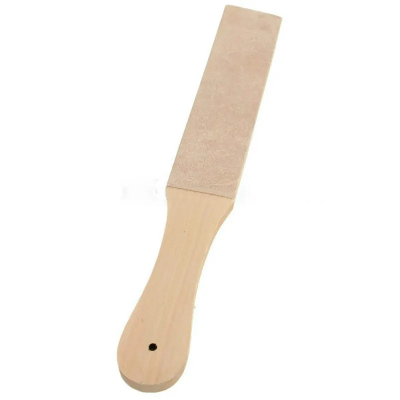 ADAEE кожаный точильный ремень с деревянной ручкой лезвия ручной работы полировальная доска шлифовальная паста для домашних инструментов h4