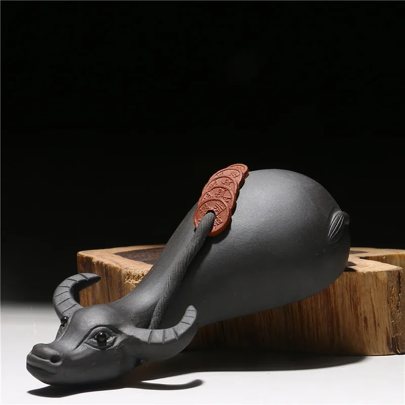

Yixing Zisha Tea Pet Boutique Purple Clay Tea Tray Sculpture Ornaments Gift Accessories Ceramic Crafts Decorative Free Shipping
