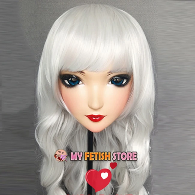(ZI 08) Gurglelove Женщины Милая девочка каучуковые полуголовы Kigurumi BJD Маска Косплей