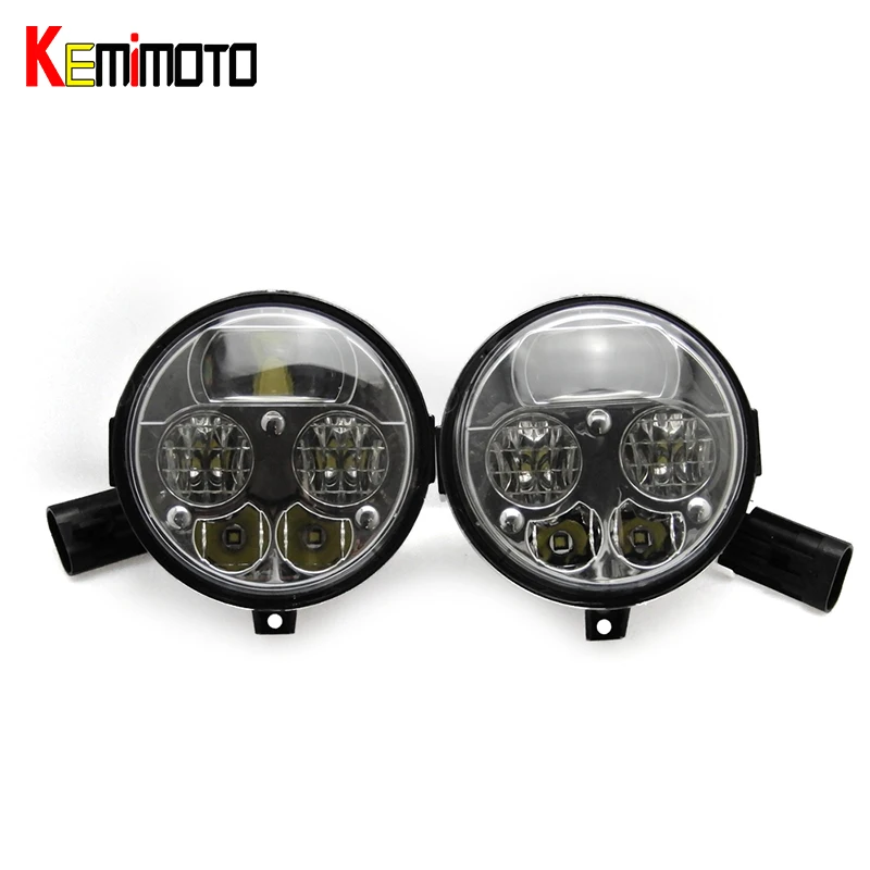 

KEMiMOTO UTV LED Headlight Head Lamp for Kawasaki Brute Force 750 2012-2016 / Teryx4 2014-2015 / Teryx 4 750 EPS 2012-2015