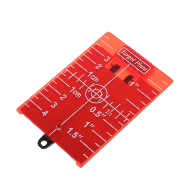 Best Offers Magnetic Red Target Plate For Rotary Cross Line Laser Level Distance Measurer L15 Best Offers Magnetic Red Target Plate For Rotary Cross Line Laser Level Distance Measurer L15