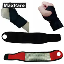 Maxkare черный унисекс Регулируемая запястье Защитная повязка Brace Поддержка карпальный туннель Спорт облегчение боли обертывание бинт