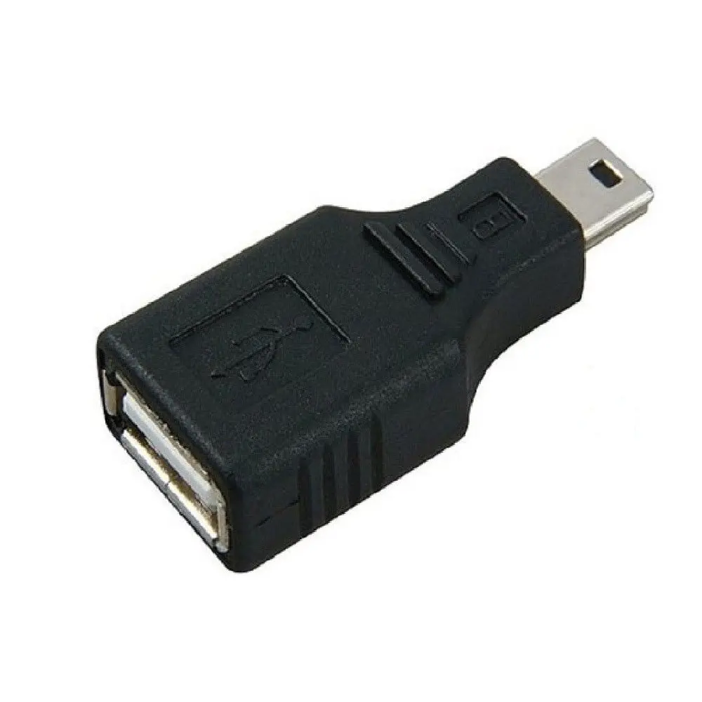 

USB 2.0 Type A to Mini USB 5-Pin Type B Female / Male Adapter