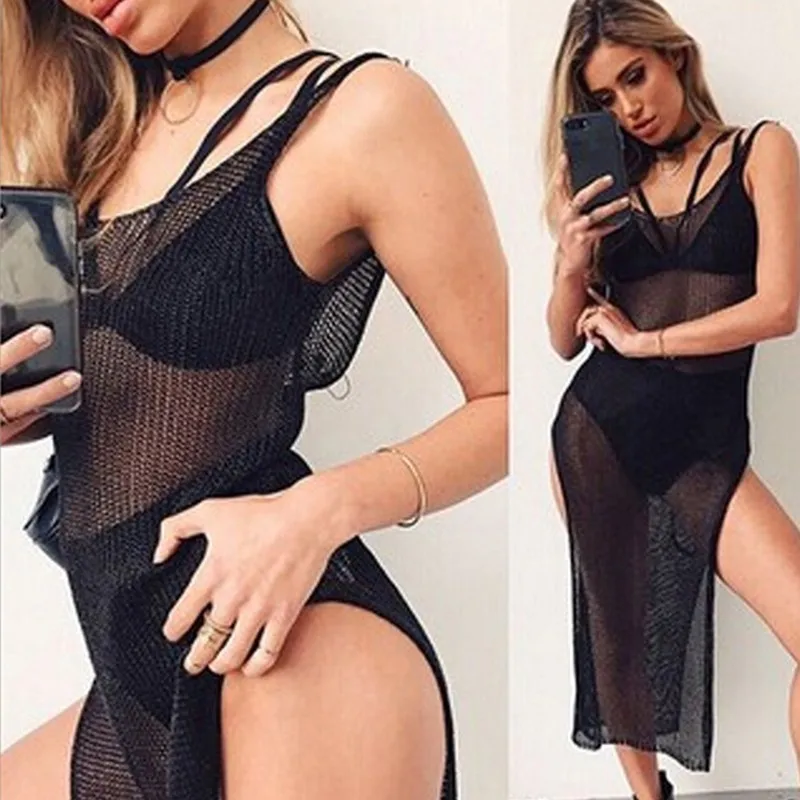 Summer-Sexy-Net-Yarn-Long-Cover-Up-Summer-Beach-Wear-Bathing-Suit-Pareo-Bikini-Sunscreen-One_conew1