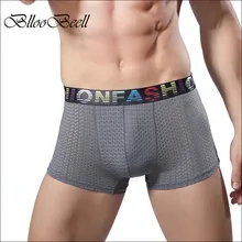 BllooBeell 4 шт Твердые бамбуковые волокна шорты Мужское нижнее белье боксеры мужские боксеры дышащие модальные сексуальные мужские боксеры шорты L-XXXL