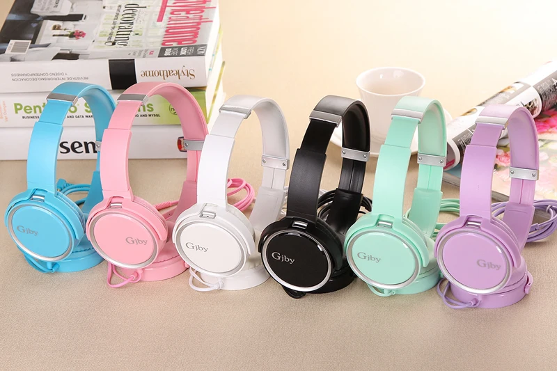 3.5mm Wired Stereo Over Ear Headband Hifi Headphone Audio Casque Mp3