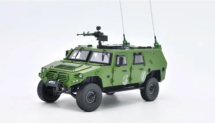 Alliage modèle 1:18 échelle Dongfeng Mengshi guerrier armée hors route véhicules de camion militaire moulé sous pression jouet modèle Collection décoration