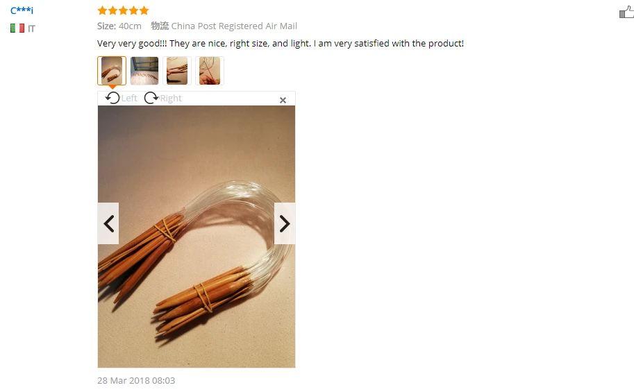18Sizes 40//60//80//100//120cm Tube Circular Carbonized Bamboo Knitting Needle Surpr