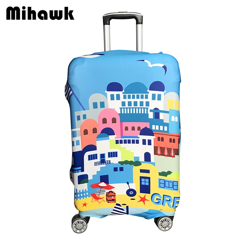 Mihawk эластичные Coast Чемодан Защитная крышка для 20 до 30 дюймов тележка чемодан защиты пыли сумка для путешествий аксессуары питания