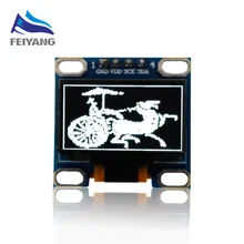 1 шт. 0,96 дюйма 128X64 OLED дисплей модуль 0,96 IIC IEC общаться белый модуль
