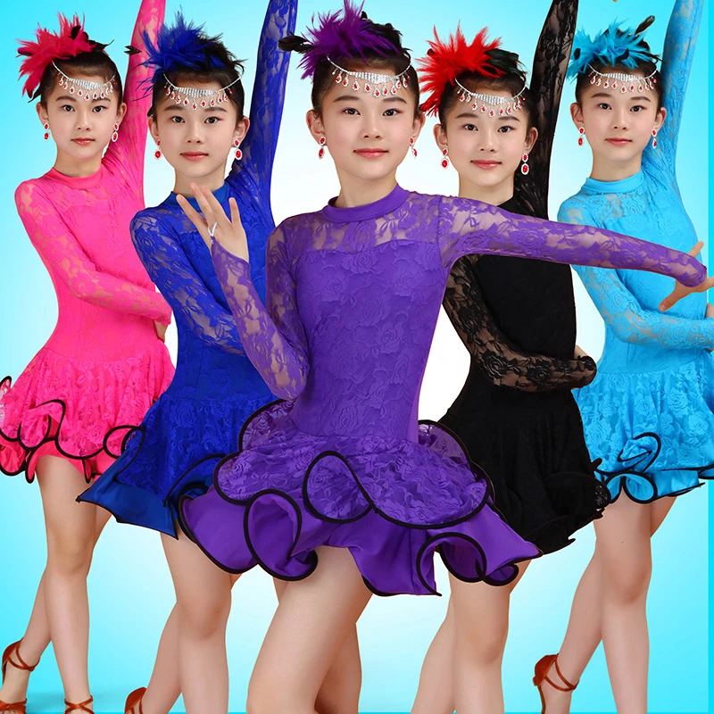 All That Jazz Dance Costume Tango Salsa Child Large Dress ONLY