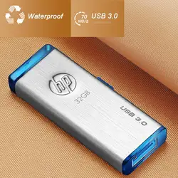 Hp металл USB флеш-накопитель 512 ГБ Pendrive x730w флеш-накопитель 300 МБ/с./с. Флешка 3,0 диск на ключе оригинальные USB флеш-накопители 512 г