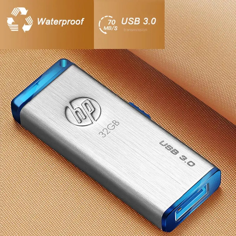 

HP Metal USB Flash 512gb Pendrive x730w Flash Drive Memory Stick 300MB/S Clef usb 3.0 Disk on Key Original USB Flash Drives 512G
