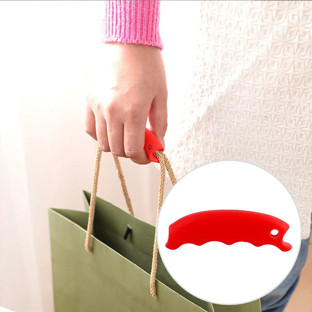 Silicone Portable Vegetable Device Labor Saving Shopping Bag Carry Holder with keyhole Handle Comfortable Grip Protect Hand Tool