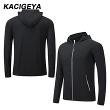 Осенние мужские s куртки для бега фитнес-зимнее спортивное пальто для бега на открытом воздухе спортивная куртка с капюшоном на молнии Мужская Новинка