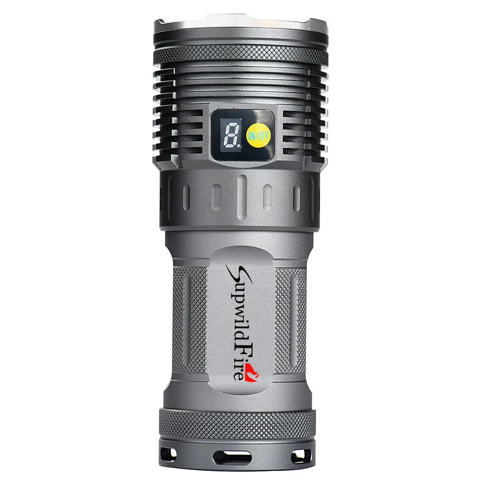 Supwildfire 16000лм 7 x XML T6 светодиодный режим питания цифровой дисплей фонарик светодиодный фонарь фонарик Latarka ручной Linterna Lanterna