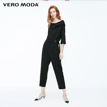 Vero Moda Новое поступление женский асимметричный воротник Локоть рукава на молнии комбинезон | 318444503