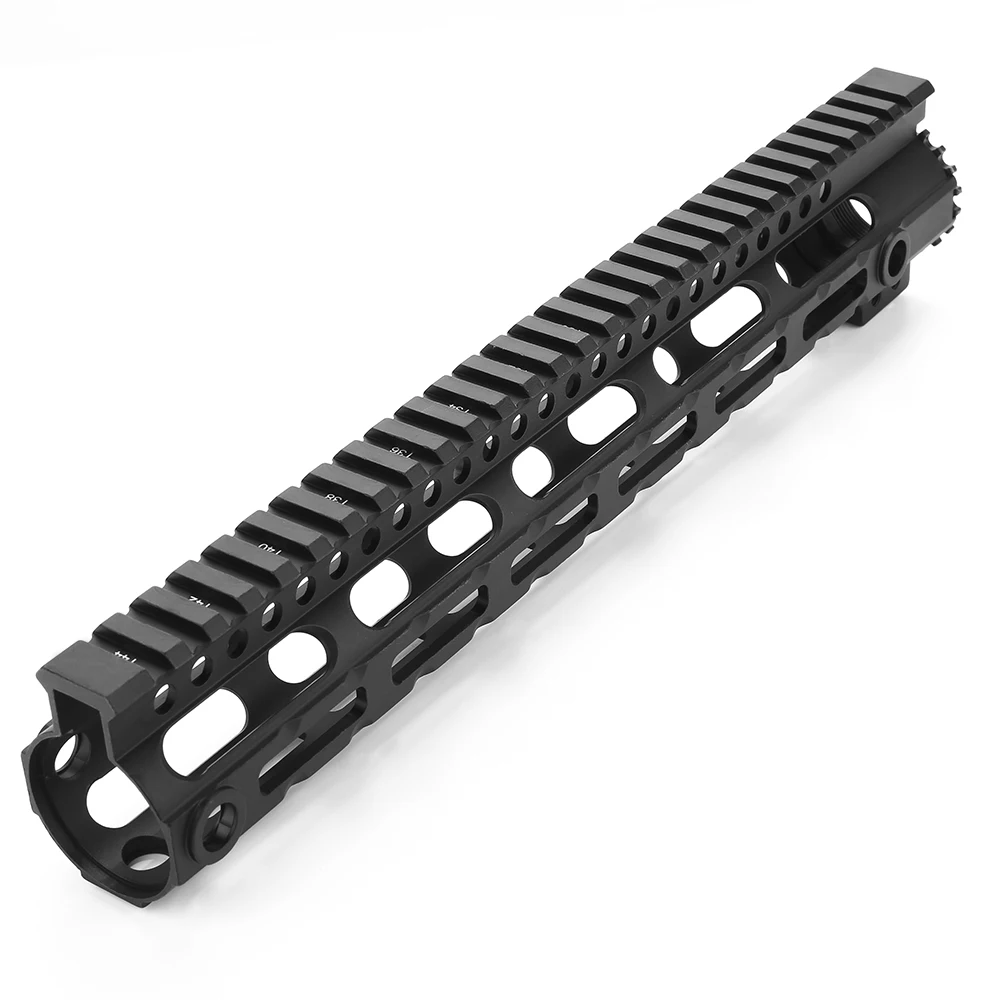 Magorui Тактический AR-15 M4 M-LOK 4'7'10'12'15 дюймов MLOK тонкий свободный поплавок Handguard Пикатинни кронштейн Forend баррель гайка