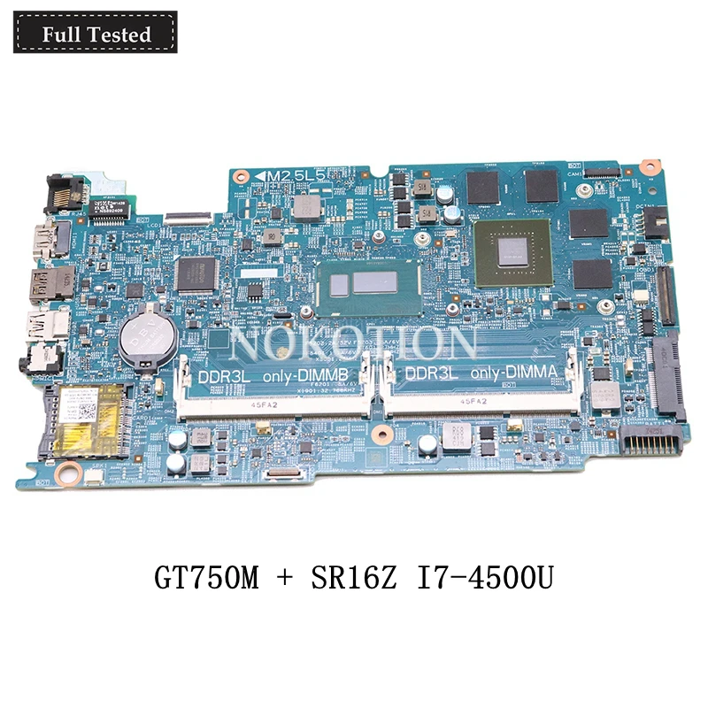 Материнская плата NOKOTION DOH50 MB 12311 1 PWB KWC14 материнская для ноутбука Inspiron 15 7537 GT750M SR16Z
