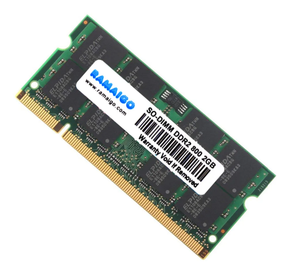 DDR2 800 2GB 4GB 8GB одиночный 4GB Sodimm ram PC2-6400S 1,8 V CL6 200 Pin Non-ECC Unbuffered notebook Laptop Memory Modules