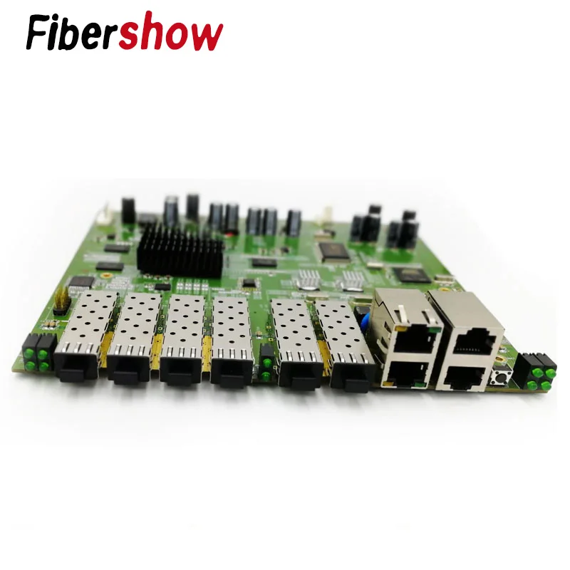 

Small office terminal EPON/GEPON PON OLT platform 4 PON PCB