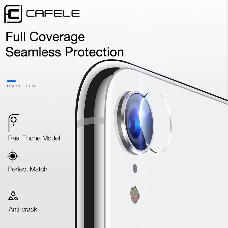 CAFELE 2 шт. закаленное стекло для объектива камеры iphone Xr защита экрана ультратонкая