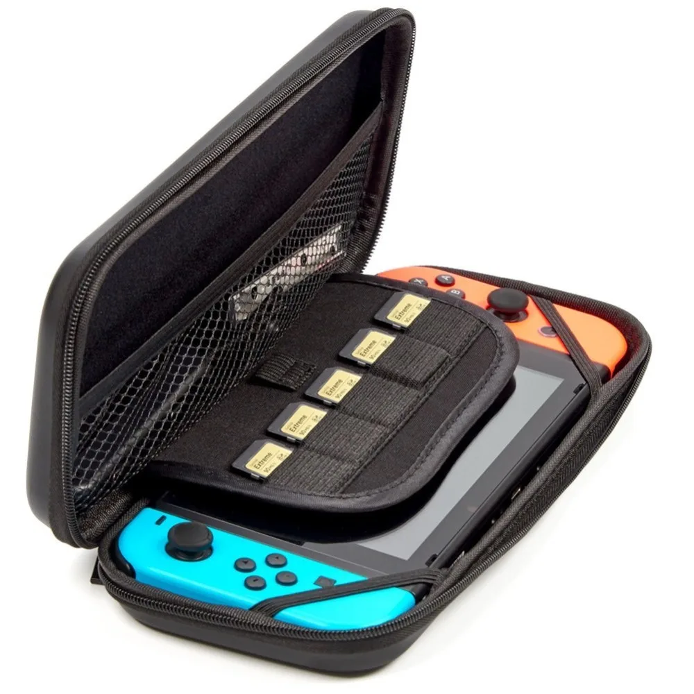 

Hard EVA Slim Carrying Case Compatible with Nintendo Switch, Protective Portable Carry Case Shell Pouch for Nintendo Switch