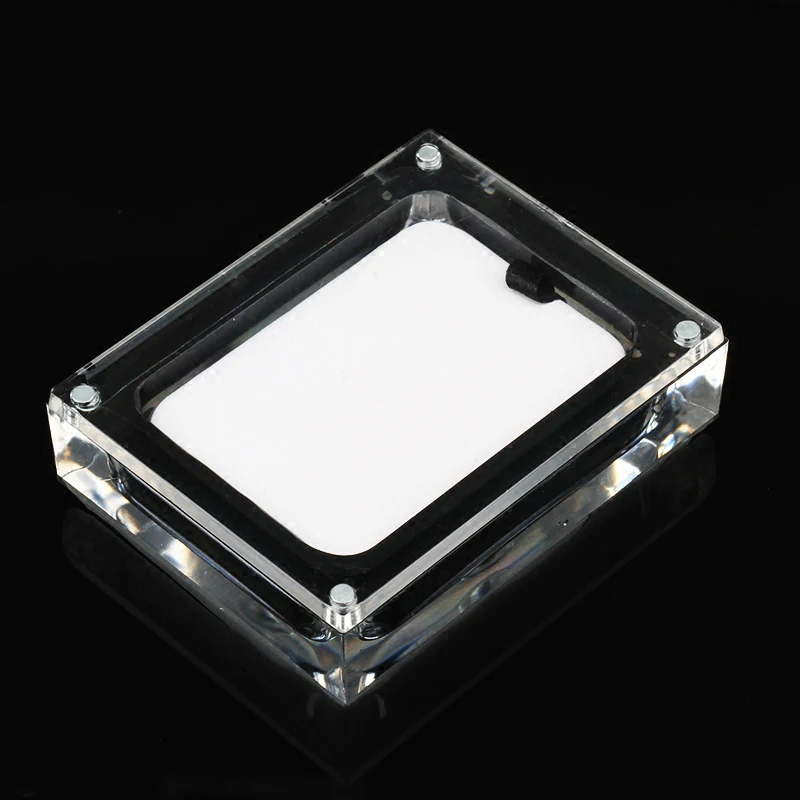 Акриловая стеклянная верхняя коробка с драгоценными камнями, белый и черный чехол для демонстрации драгоценных камней, шкатулка с бриллиантами, подставка, держатель, ожерелье, органайзер для хранения, чехол