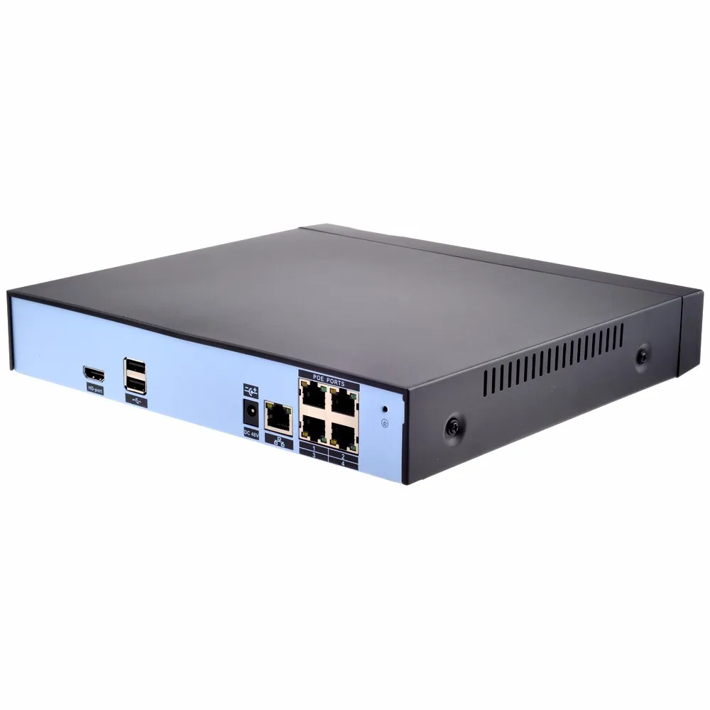 H.265 4K POE NVR 4CH 5MP HI3798M процессор P2P Onvif IEE802.3af 48 в POE видео сетевой рекордер для системы ip-камеры