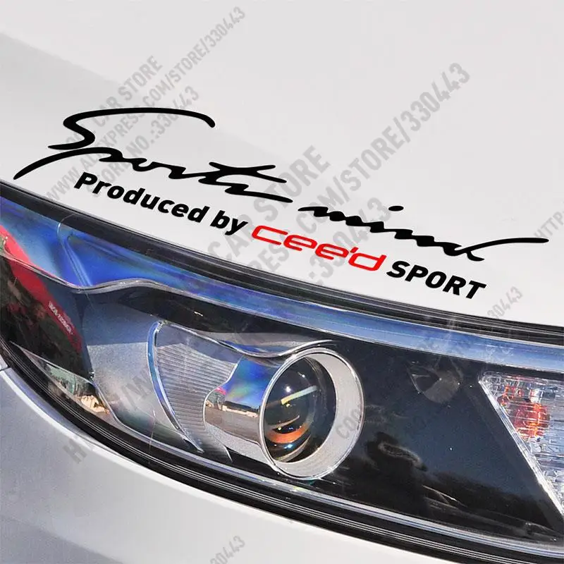 

Customization SPORTS MIND Car stickers decal Car-Styling For ceed exterior accessories