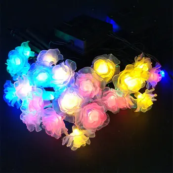 

LMID Solar Lamps Romantic Fairy Colorful Christmas Holiday Wedding Decoration Outdoor Waterproof Solar Power Led