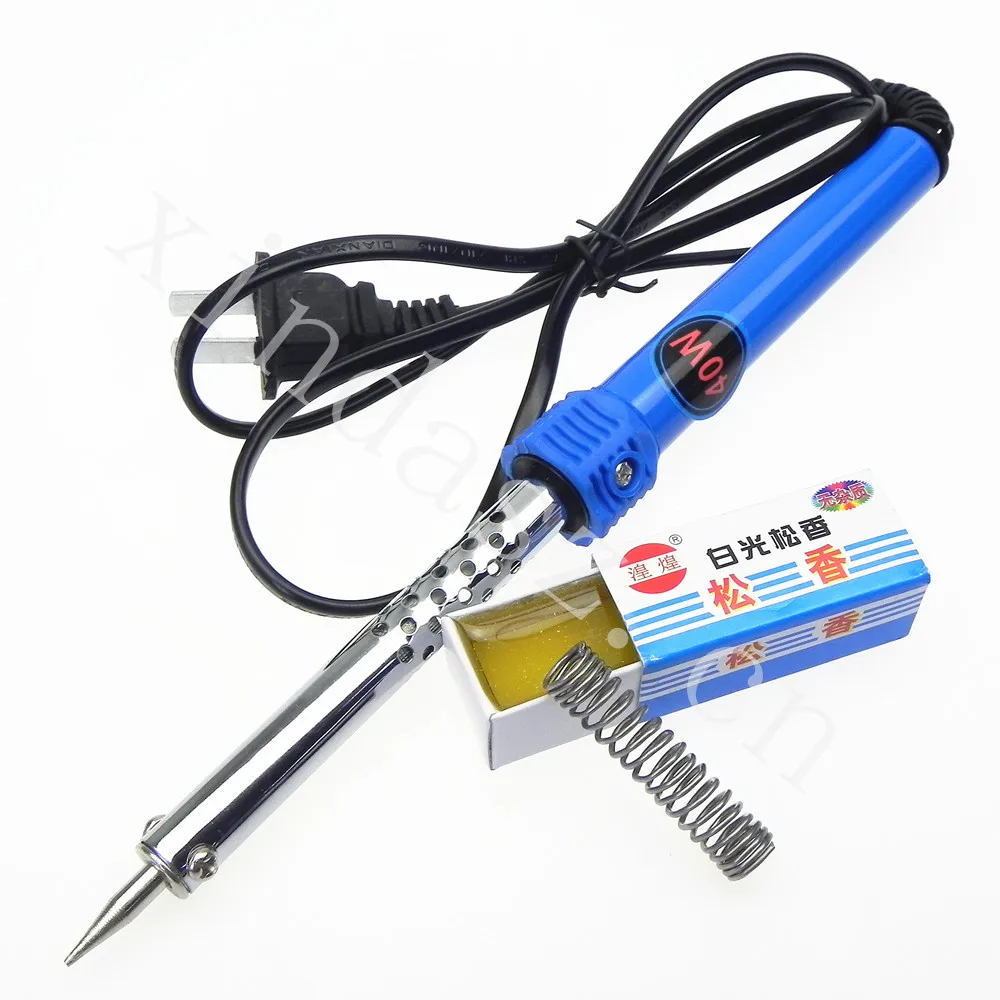 PCB and cable soldering material tools 1pcs*Electric iron 1*Colophony 1