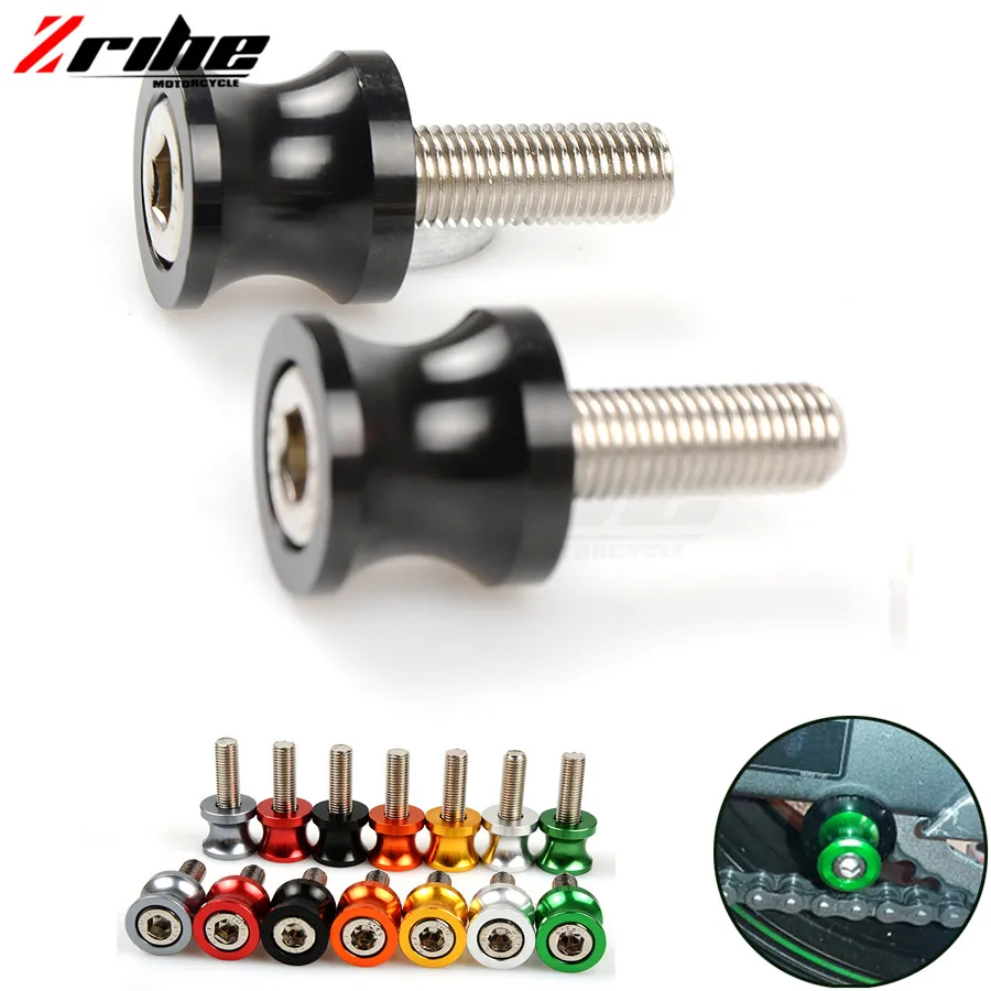 

for 6mm 8mm 10mm Motorcycle CNC Aluminum Swingarm Spools Slider For Yamaha FZ6 FAZER FZ6R FZ8 FZ1 FAZER XJ6 DIVERSION MT-07 FZ-0