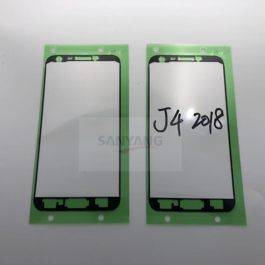 Оригинал для Samsung Galaxy J4 2018 J400 J400F SM-J400F ЖК-экран передняя рамка 3M клейкий стикер