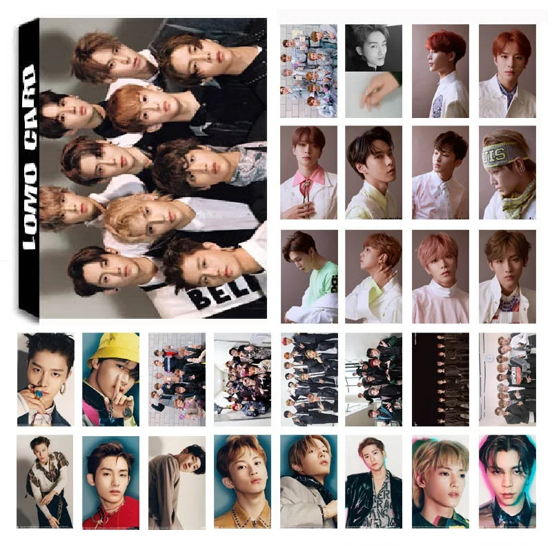 30 шт./компл. KPOP NCT 127 Team 02 альбом регулярные HD фото карты ПВХ Self Made ЛОМО Фотокарта |