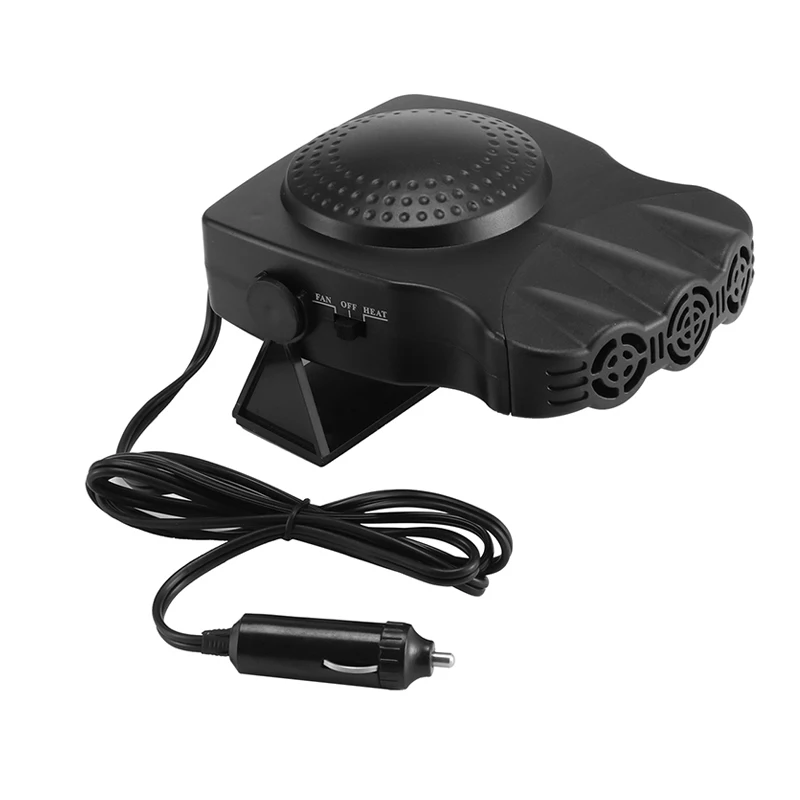 

12V Car Heater Heating Cooling Fan Protable Defogger Auto Windscreen Window Demister Driving Defroster with Rotation Bracket