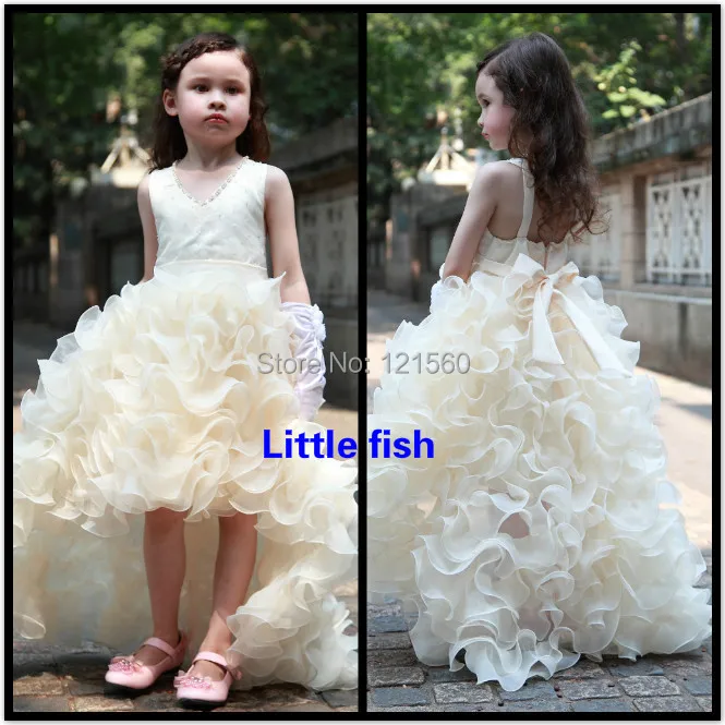 Free shipping Pageant dresses for girls glitz Elegant trailing gown ...