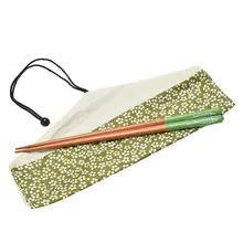 1 пара японские натуральные Буковые деревянные палочки для еды ручной работы Bento Partner остроумие Подарочная карманная бамбуковая палочка для еды