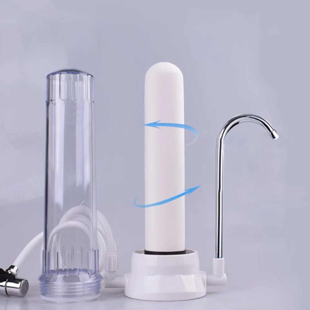 

Premium Countertop Water Filtration System Easy To Use Portable Faucet Mounted Filter Transforms Tap Water Into Drinking Wat