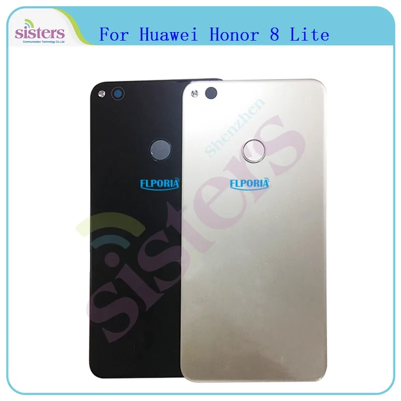 

Original For Huawei Honor 8 Lite Back Rear Cover Housing Battery Cover With Fingerprint Button For Honor 8 Lite Battery Cover