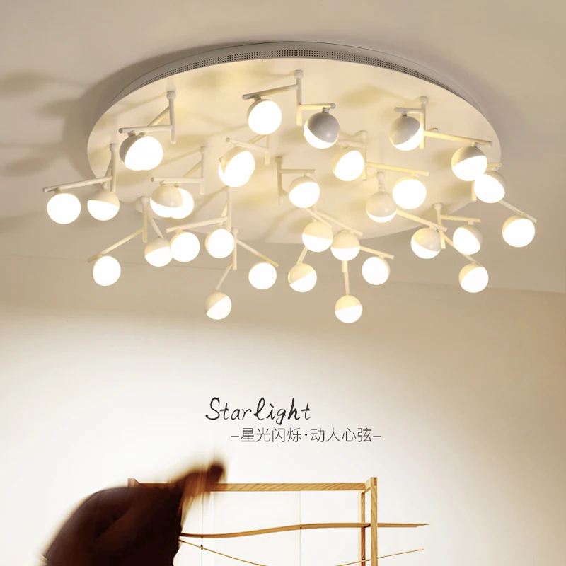 

Post-modern LED living room Ceiling lamps novelty fixtures bedroom Ceiling lighting Nordic illumination loft Ceiling Lights