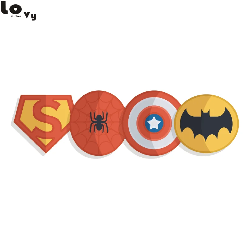 Batman Logo Superhero Vinyl Wall Art Sticker Decal Silhouette MATT Vinyl